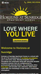 Mobile Screenshot of horizonsatsunridge.com